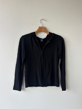 GAP Black Hooded Zip Jacket